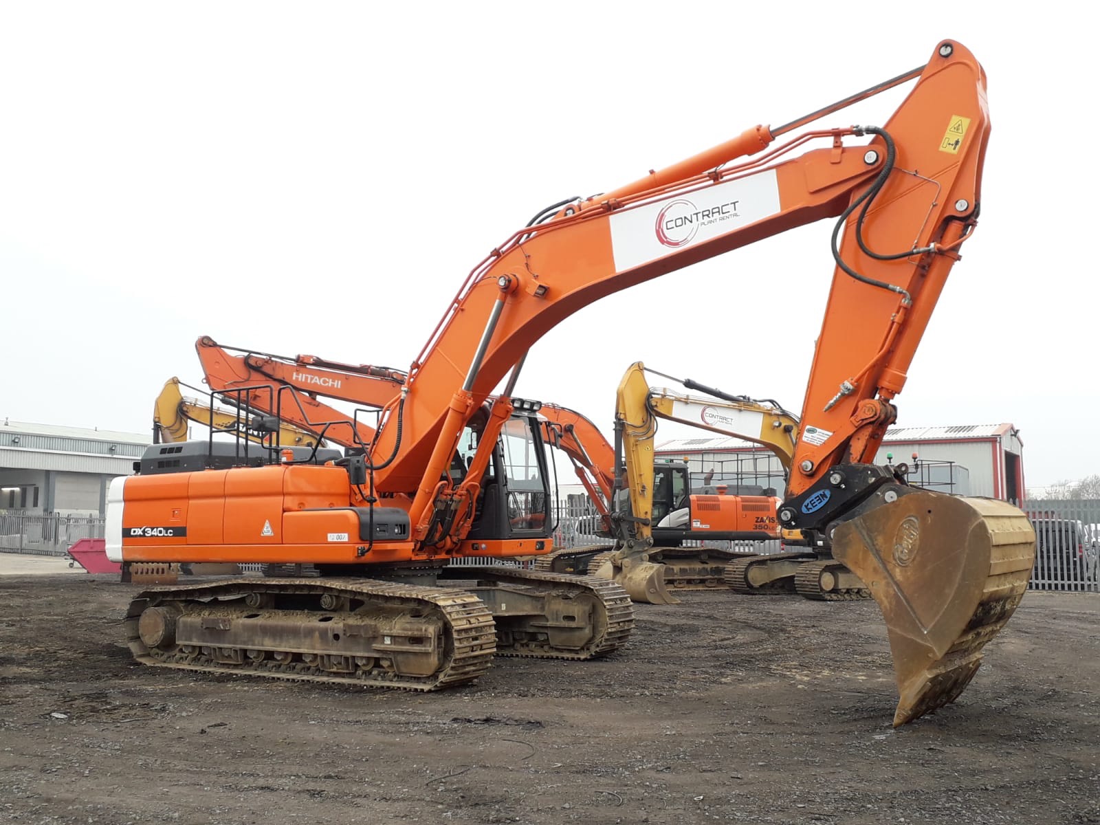 Long Reach Excavator Contract Hire
